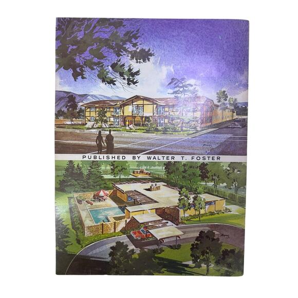 The Watercolor Technique of Architectural Rendering Bernard Atkins Softcover Art - Picture 5 of 5